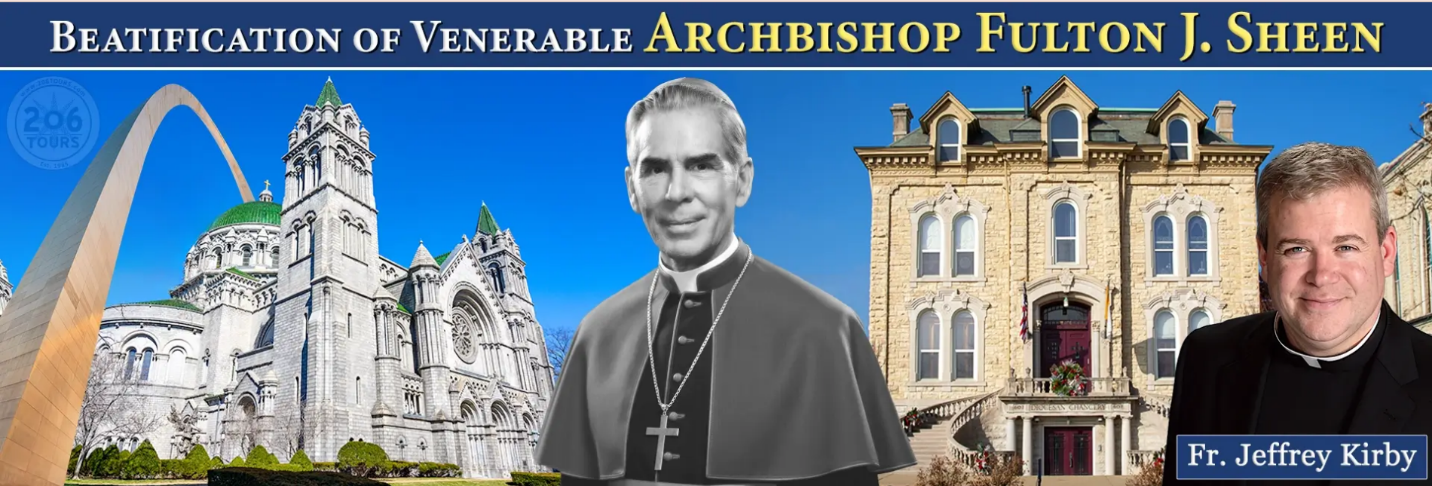sheen-beatification-pilgrimage-banner Archbishop Fulton J. Sheen beatification pilgrimage, Sept 22-26, 2026